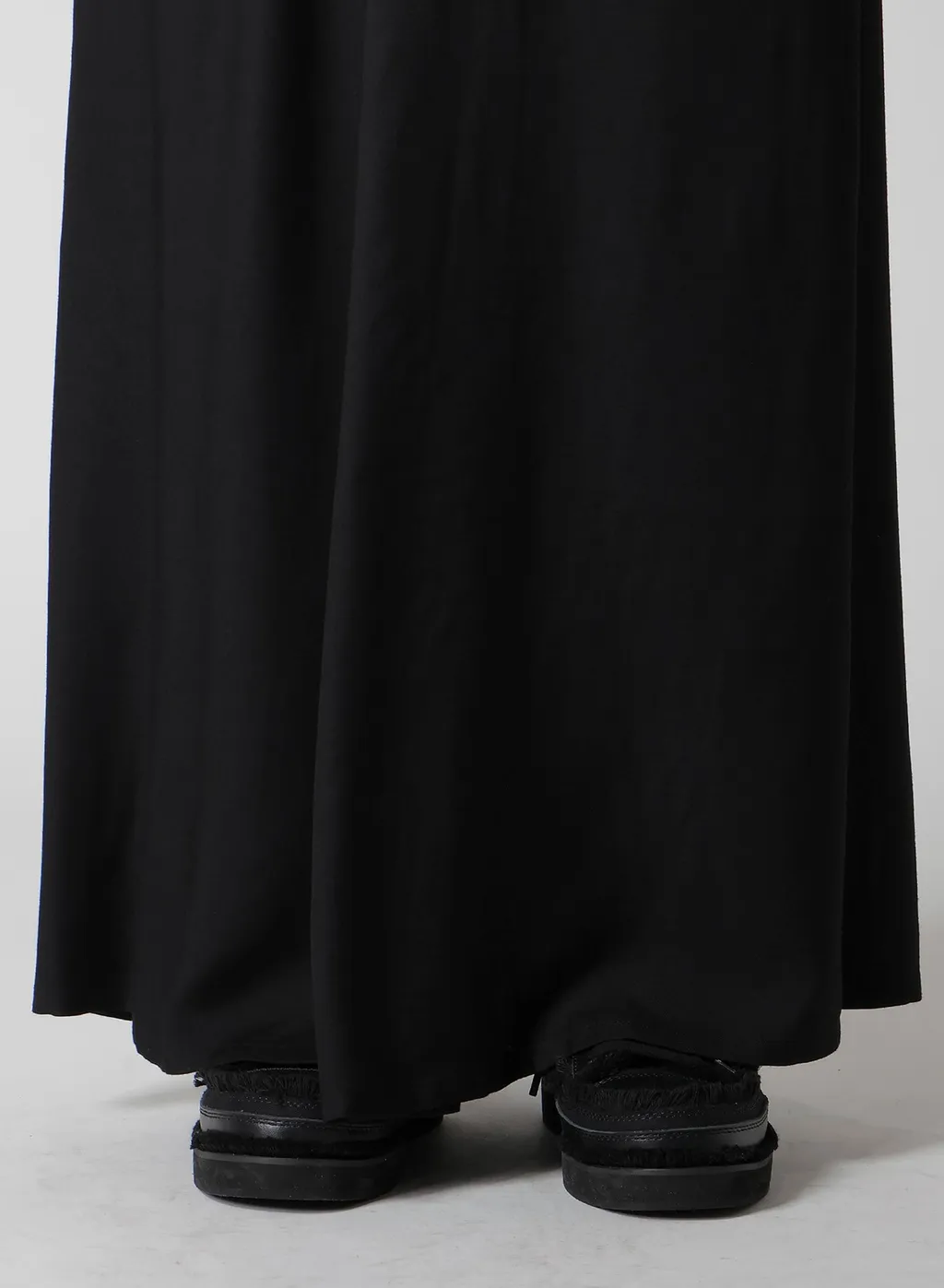 Viscose Twill Diagonal Cutting Long Skirt
