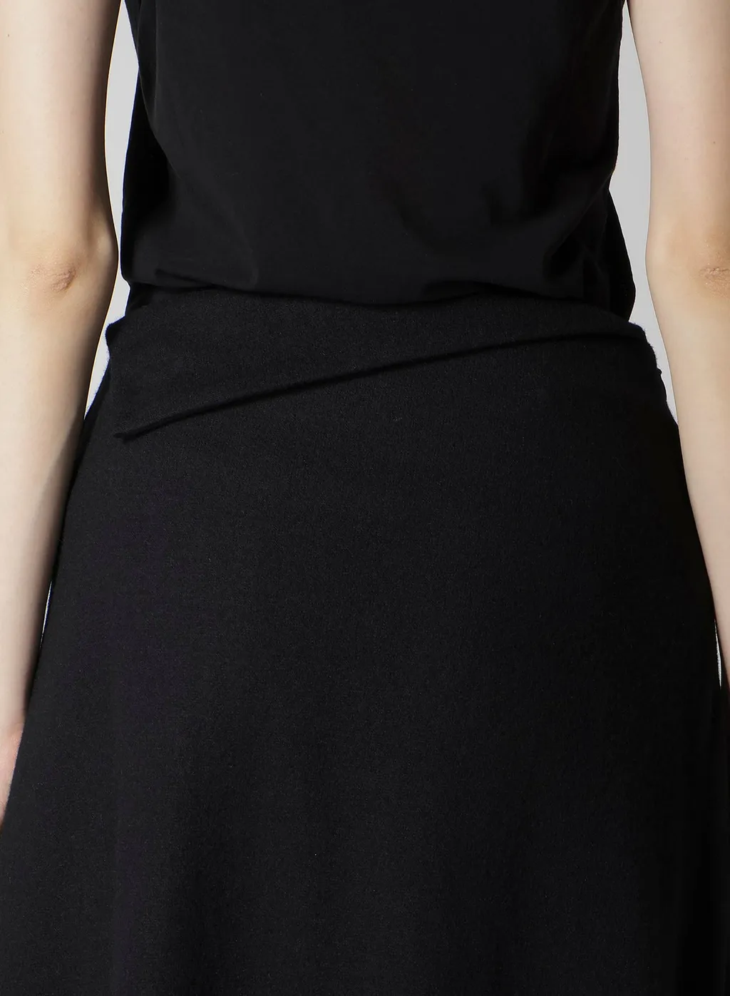 Soft Wollen 1/14 B Folded Detail Skirt