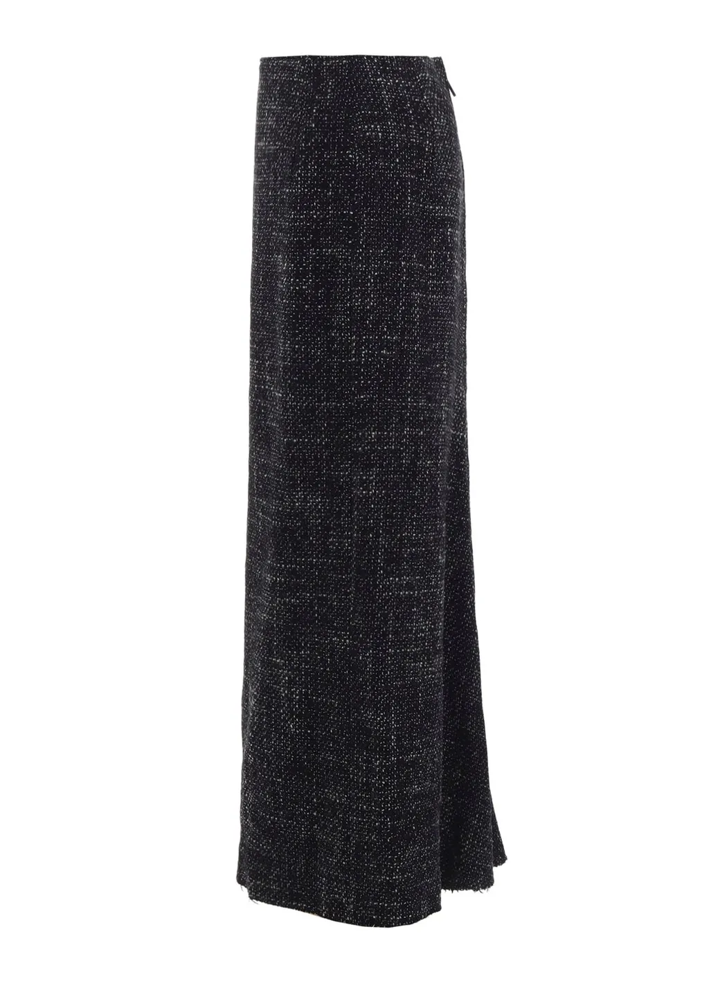 Handmade Tweed Back Zipper Skirt
