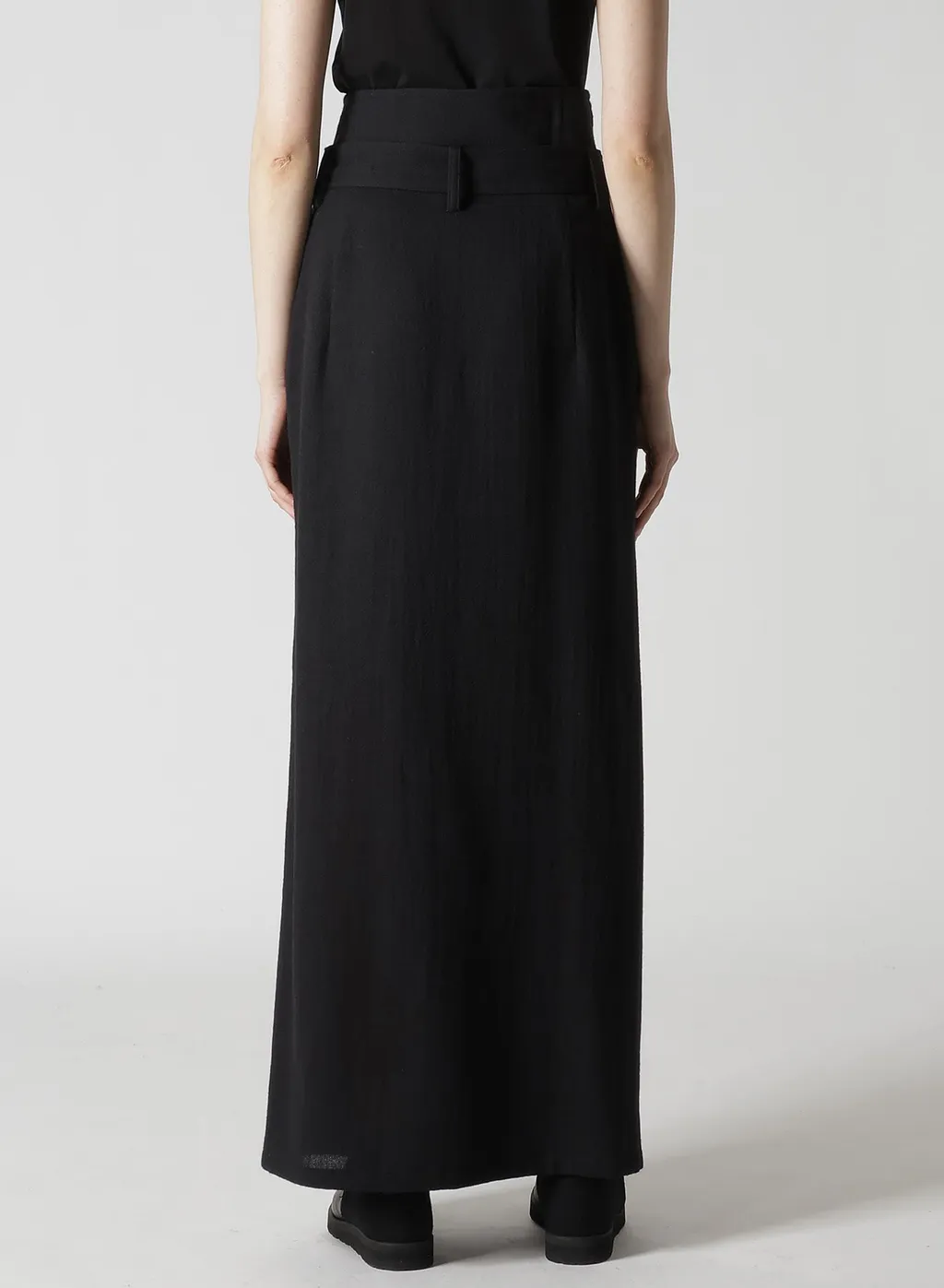 Soft Wool A High Waist Skirt