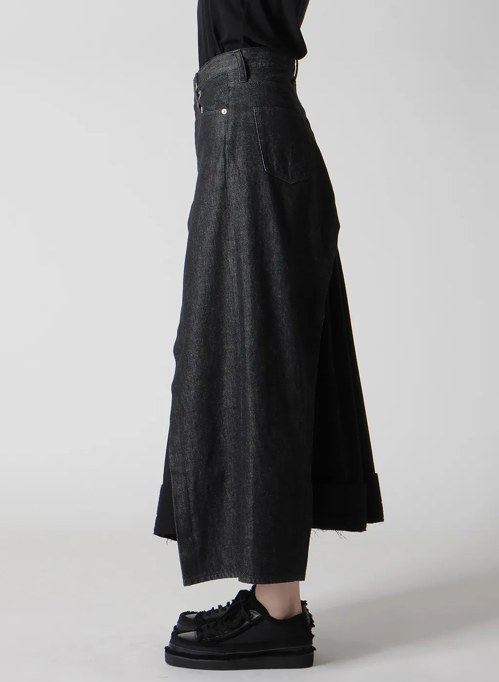 11.5Oz Denim L Cut Off Combination Skirt