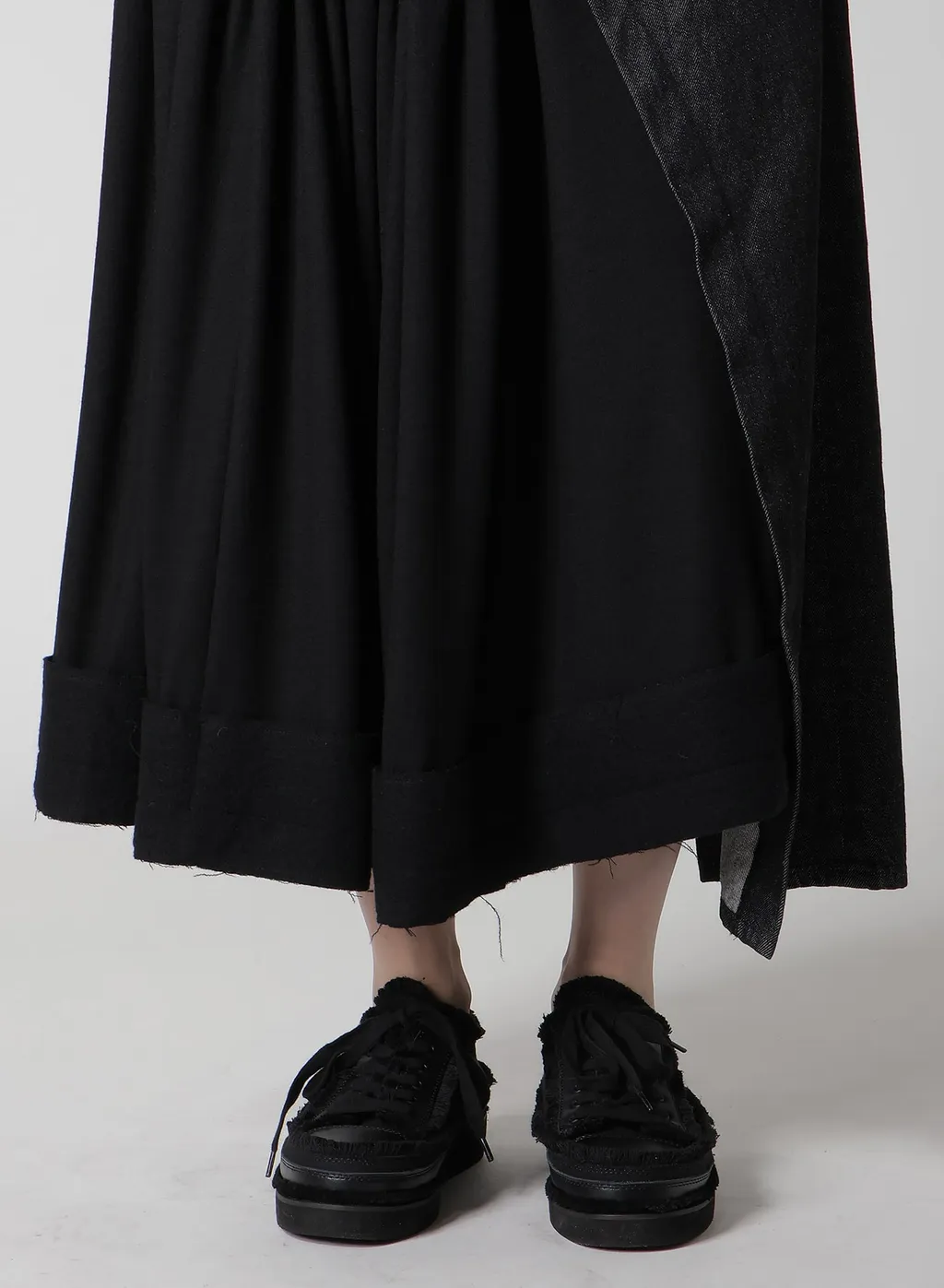11.5Oz Denim L Cut Off Combination Skirt