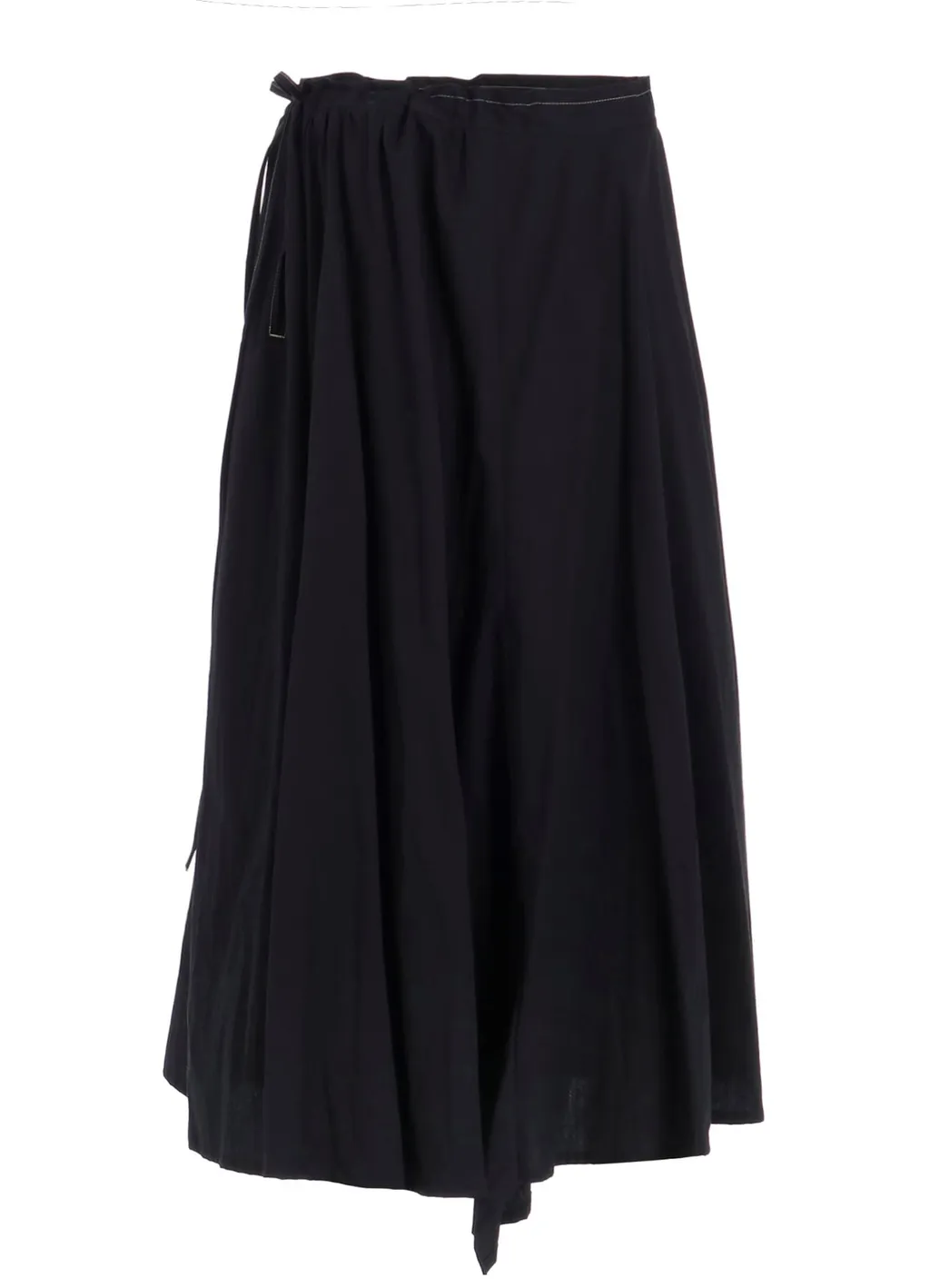 Cotton Broad L Gathered Flare Skirt