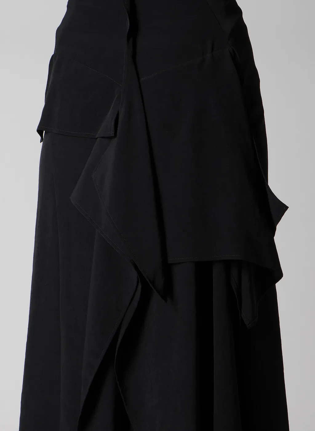 Ta/Pe Crepe De Chine B Draped High Waist Skirt