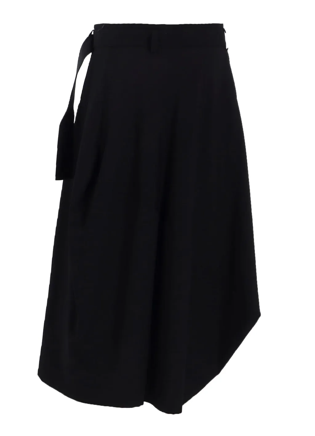 Wool Gabardine Box Skirt