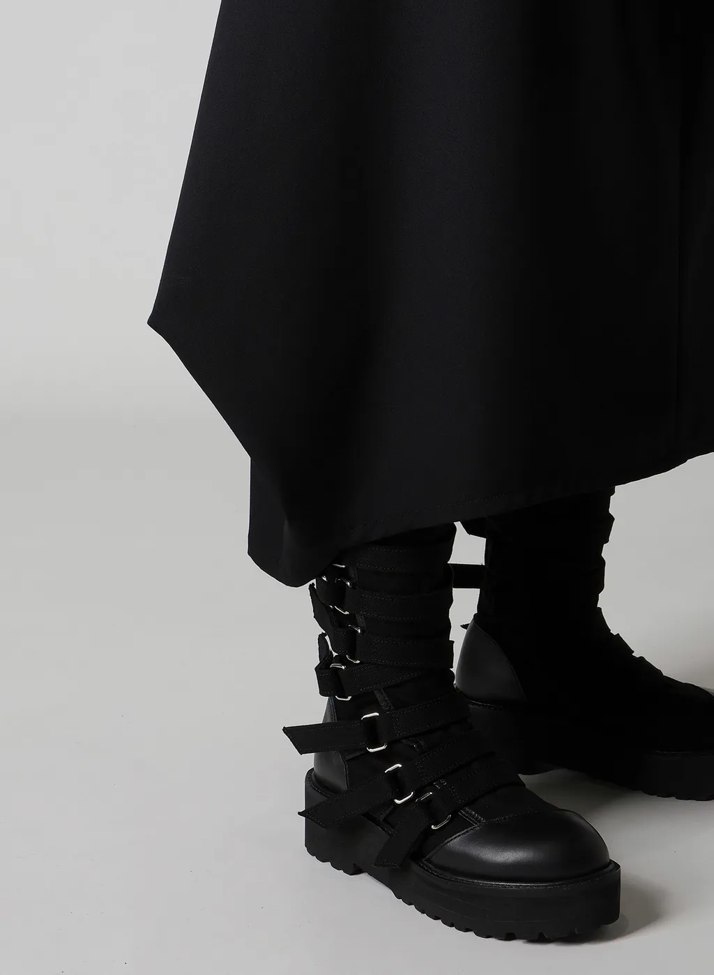 Wool Gabardine Box Skirt