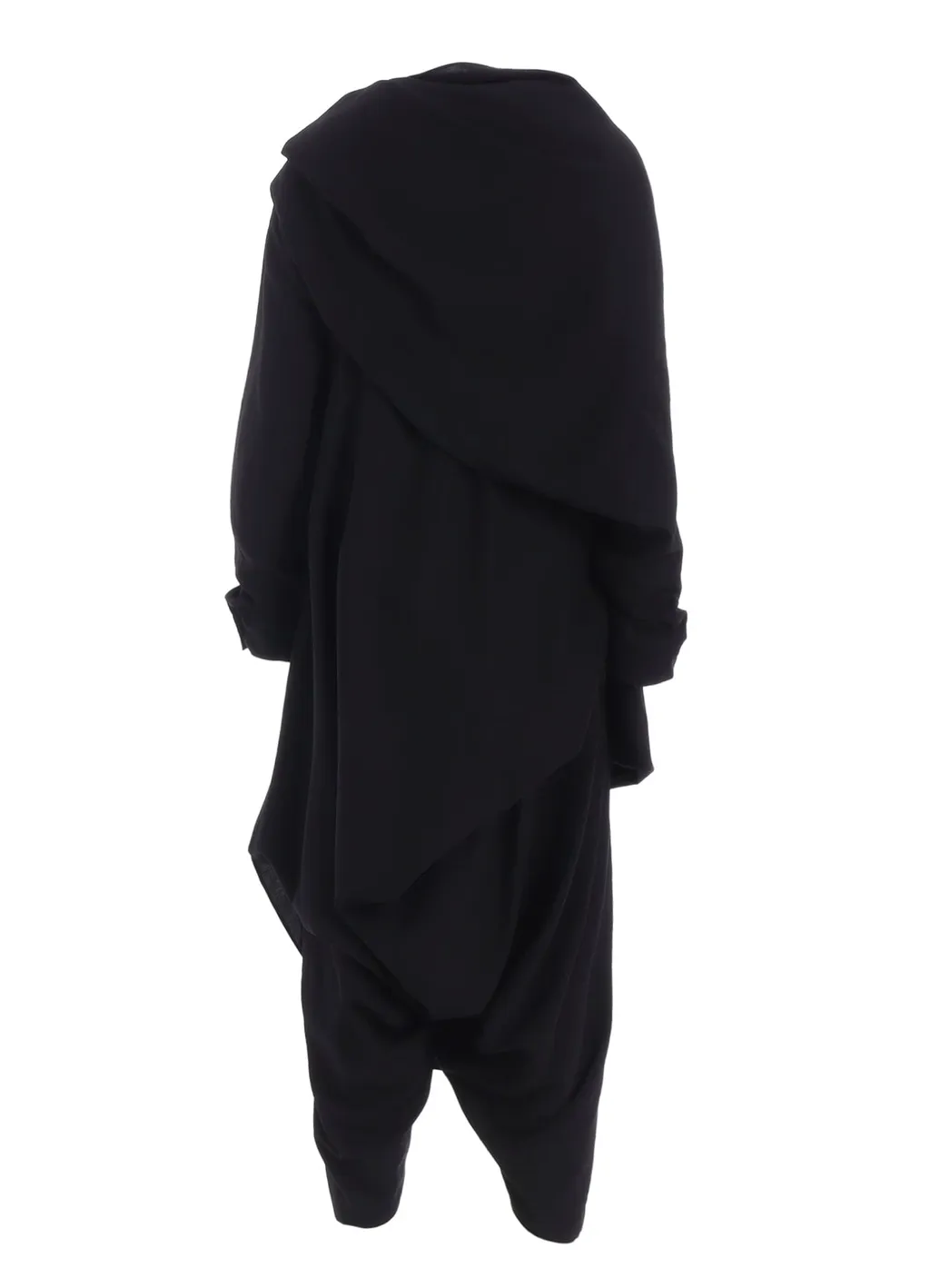 Milled Gabardine Draped Overall