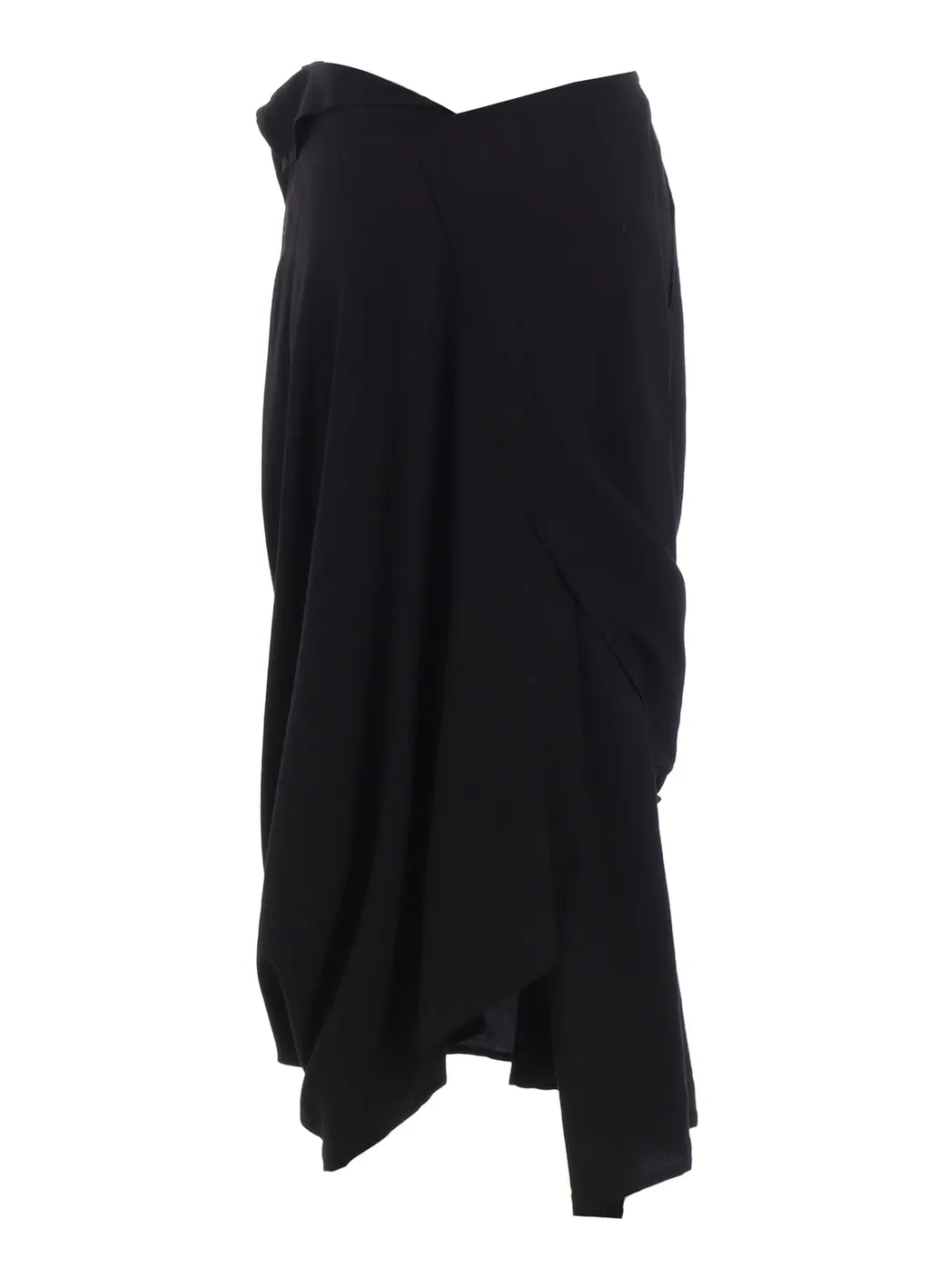 Milled Gabardine Twist Skirt