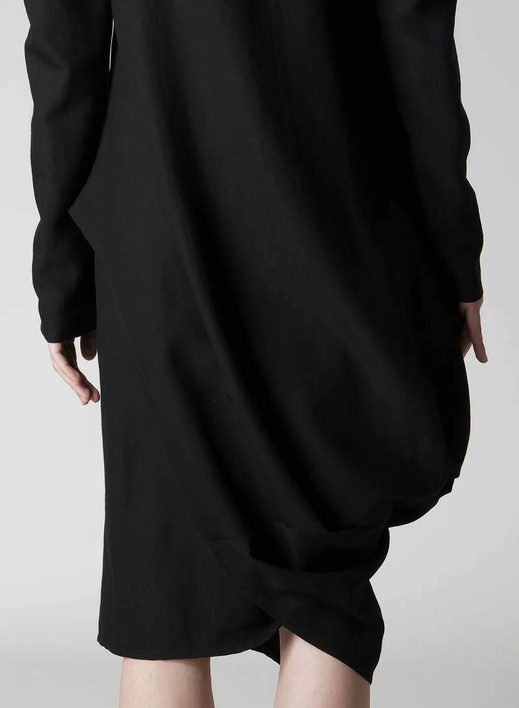 Milled Gabardine Twist Dress