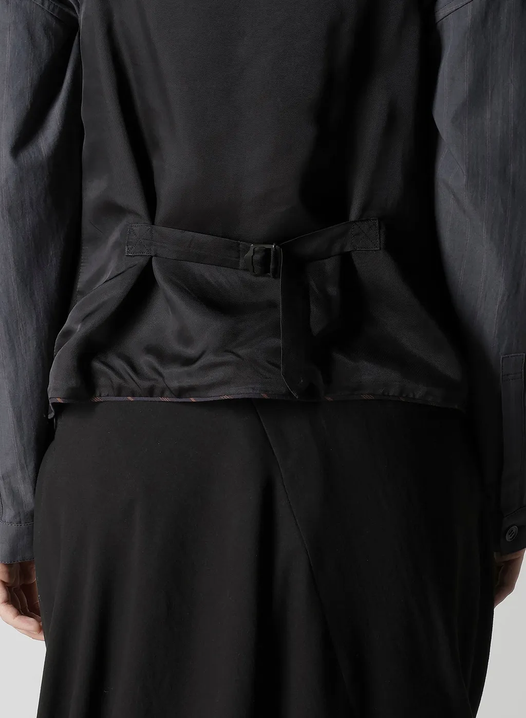 Milled Gabardine Darts Vest