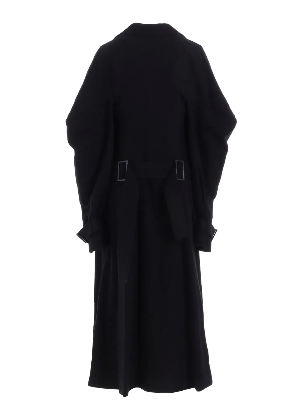 Shrinked Serge Trench Coat With Belt