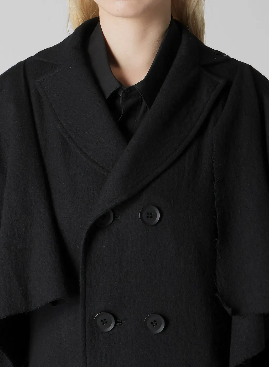 Shrinked Serge Trench Coat With Belt