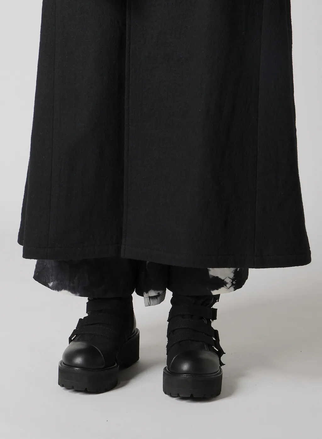 Shrinked Serge Trench Coat With Belt