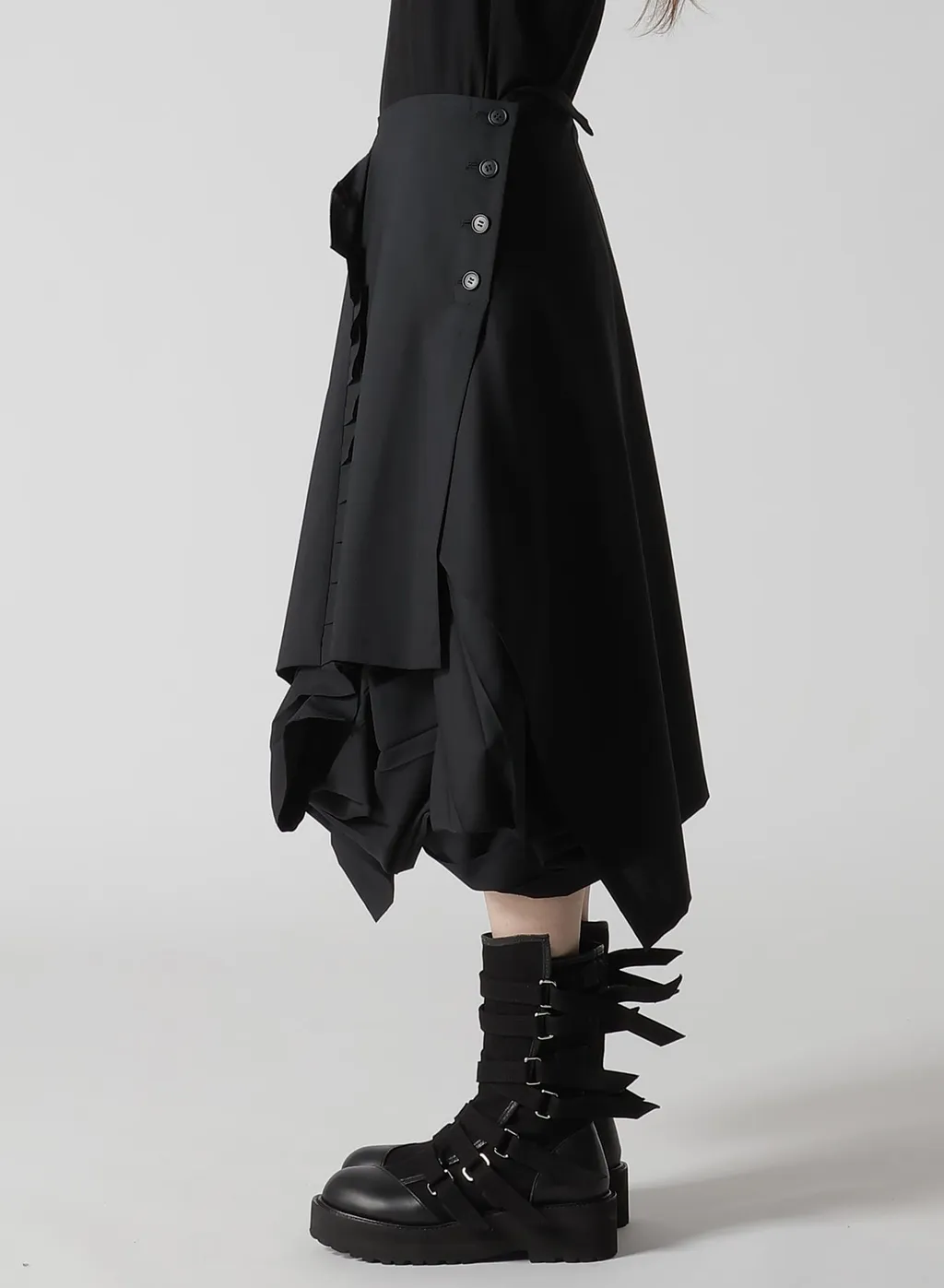 Tropical Pleats Conbination Skirt