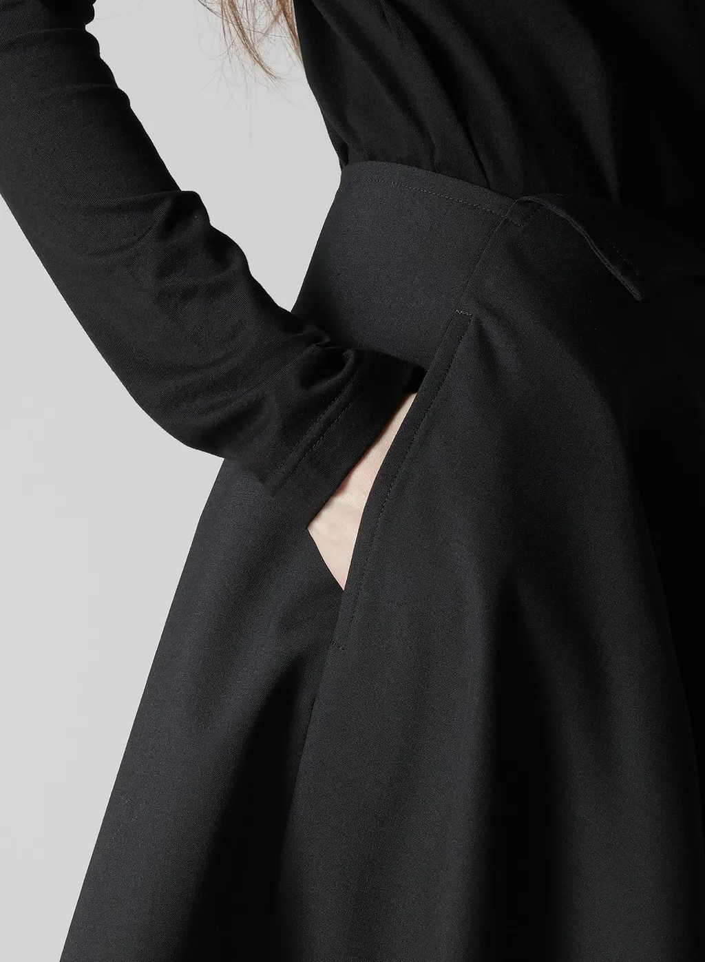 Tropical Pleats Conbination Skirt