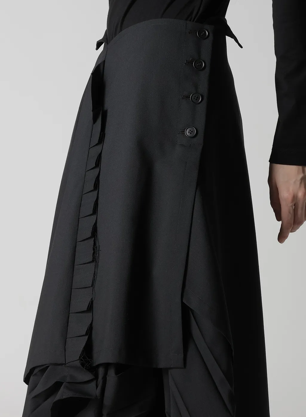 Tropical Pleats Conbination Skirt