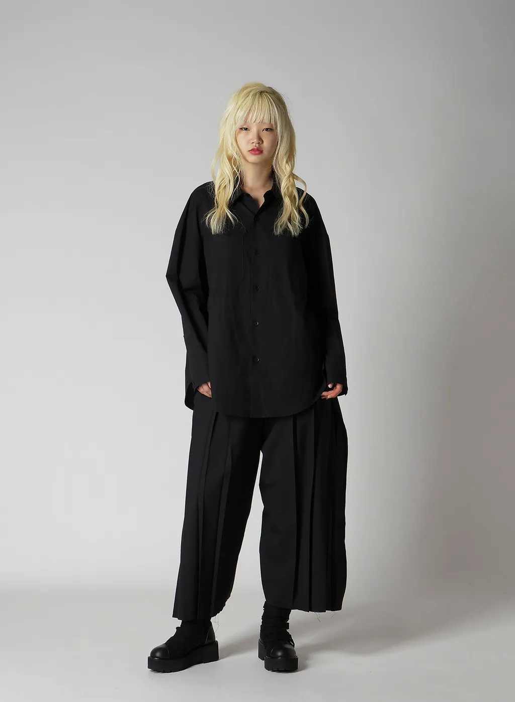 Typewriter Double Collar Shirt