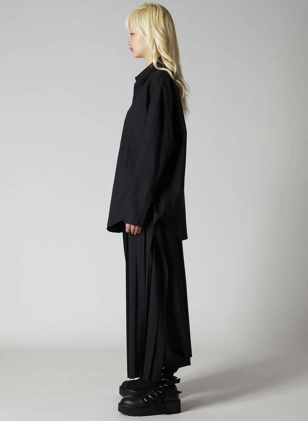 Typewriter Double Collar Shirt