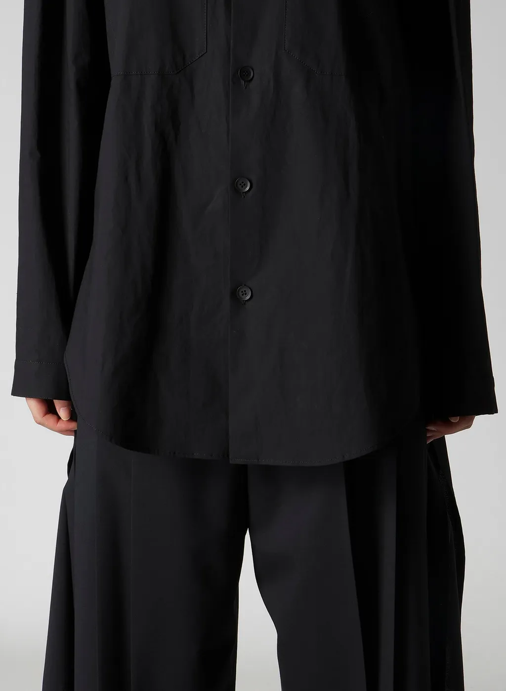 Typewriter Double Collar Shirt