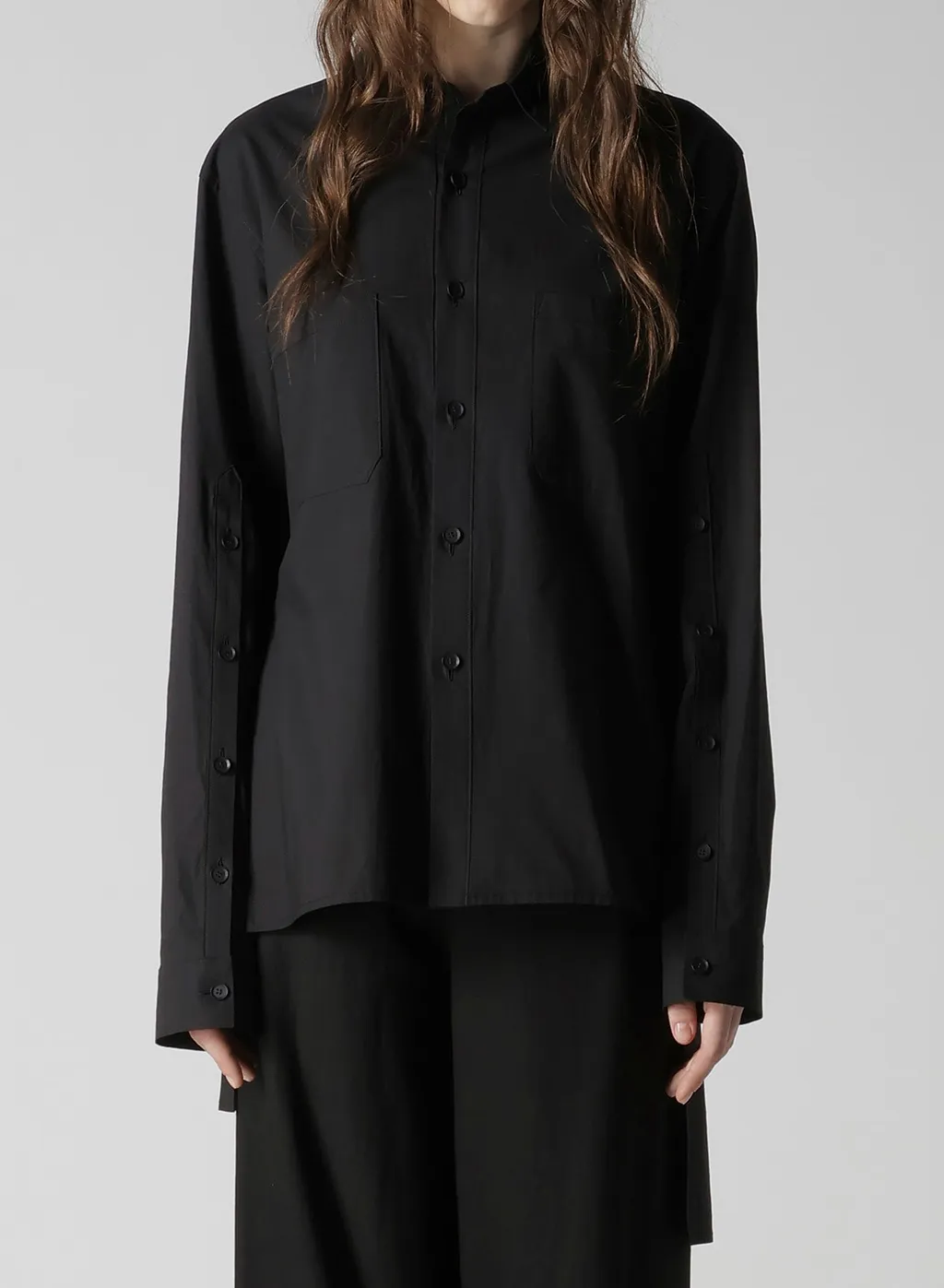 Typewriter Back Slit Shirt