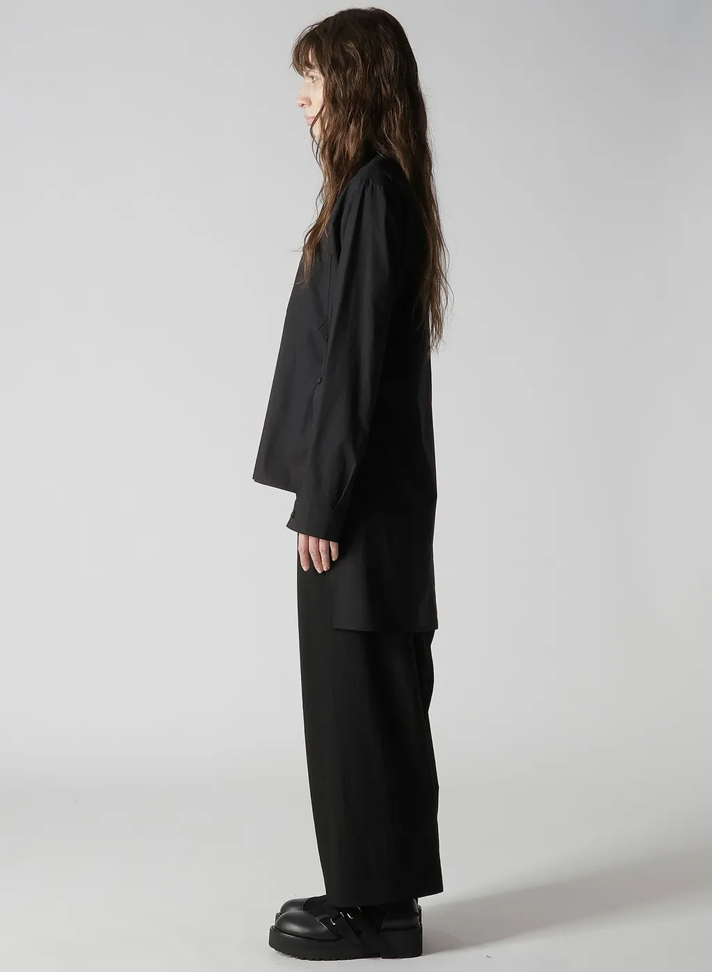 Typewriter Back Slit Shirt