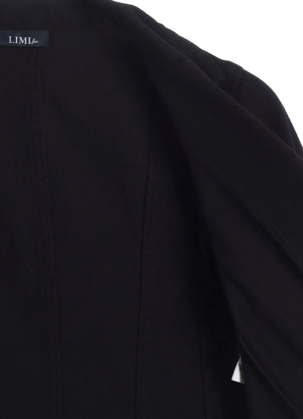 Damaged Denim Designed Sleeve Coat