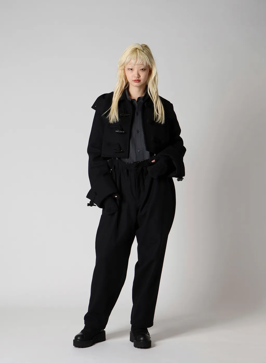 Light Mosser Suspender Pants