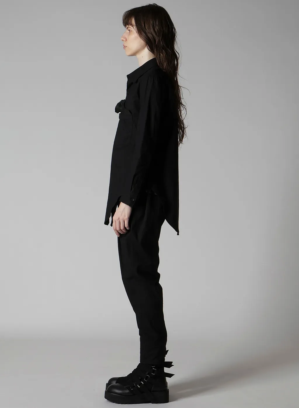 Light Poplin Pocket Square Shirt