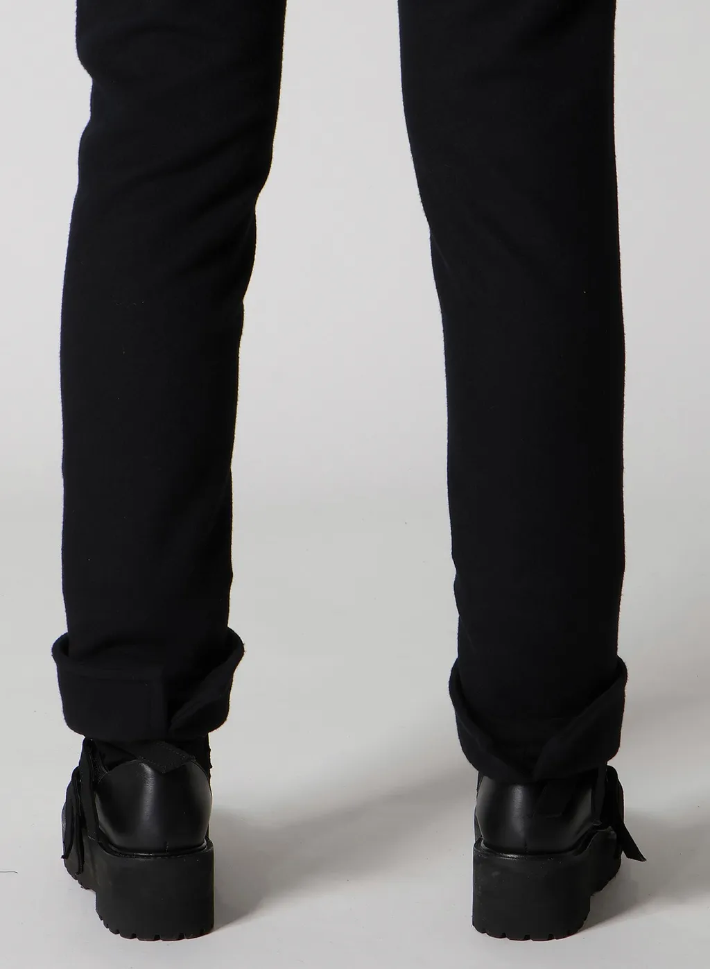Light Mosser Slit Slim Pants