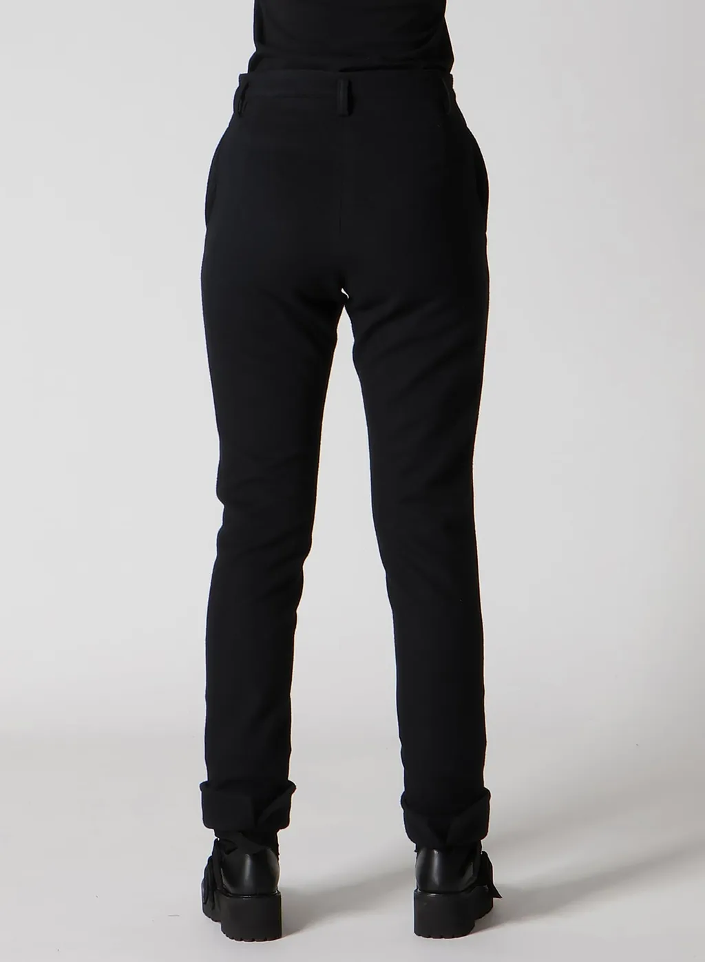 Light Mosser Slit Slim Pants