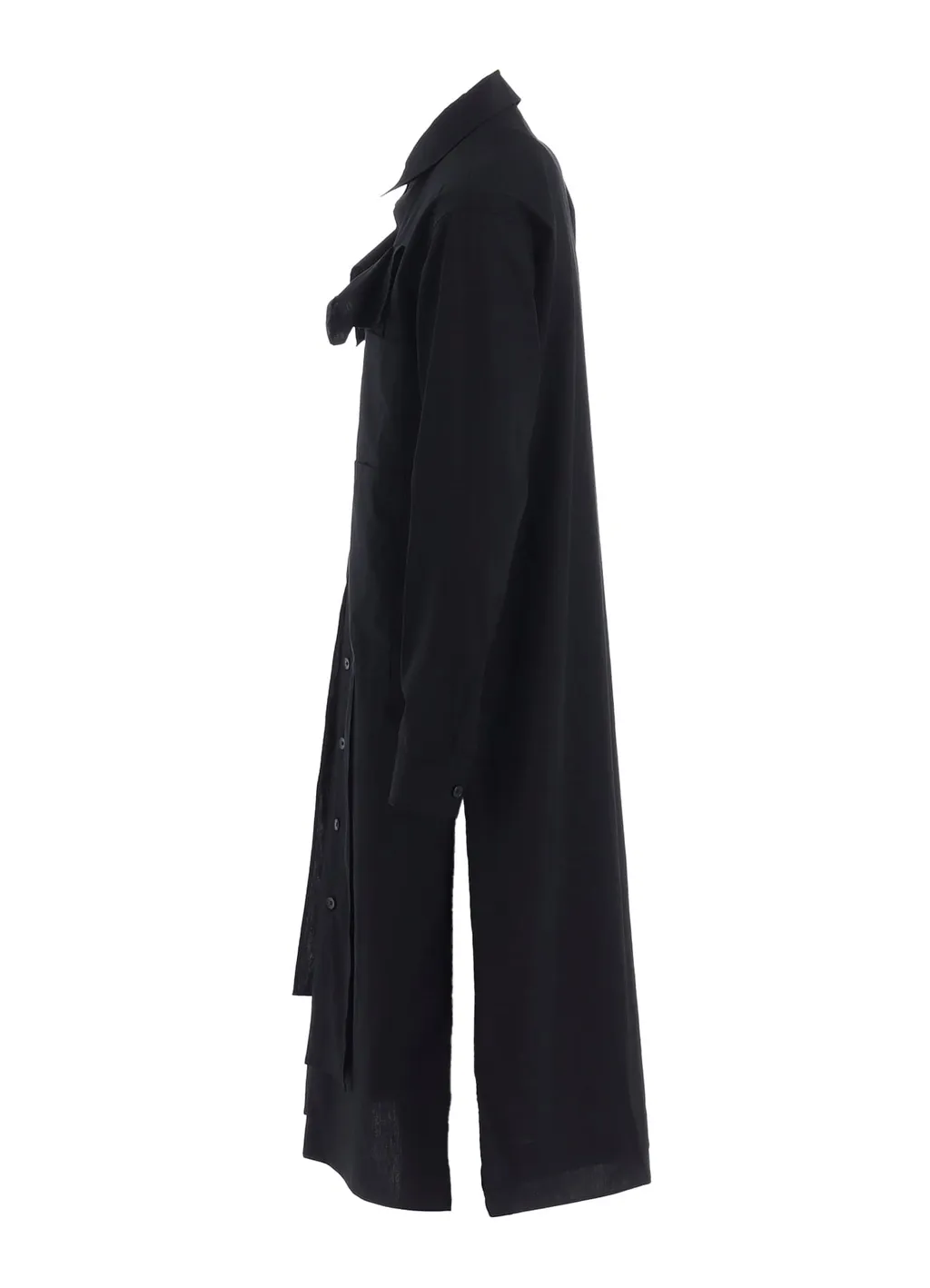 100/2 Broad Cotton Layered Long Shirt
