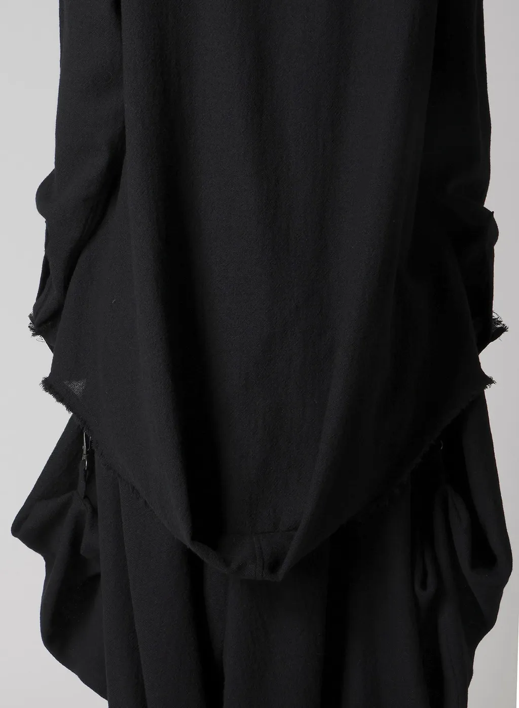 Wool Viyella Hem Puff Shirt