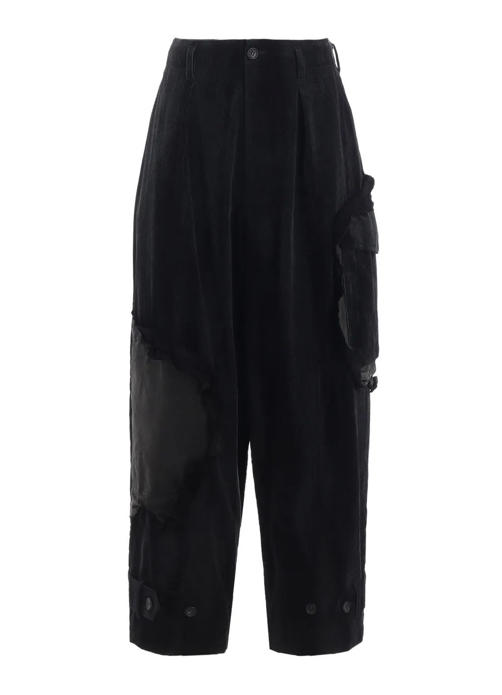 Faint Printed Corduroy Tab Pants