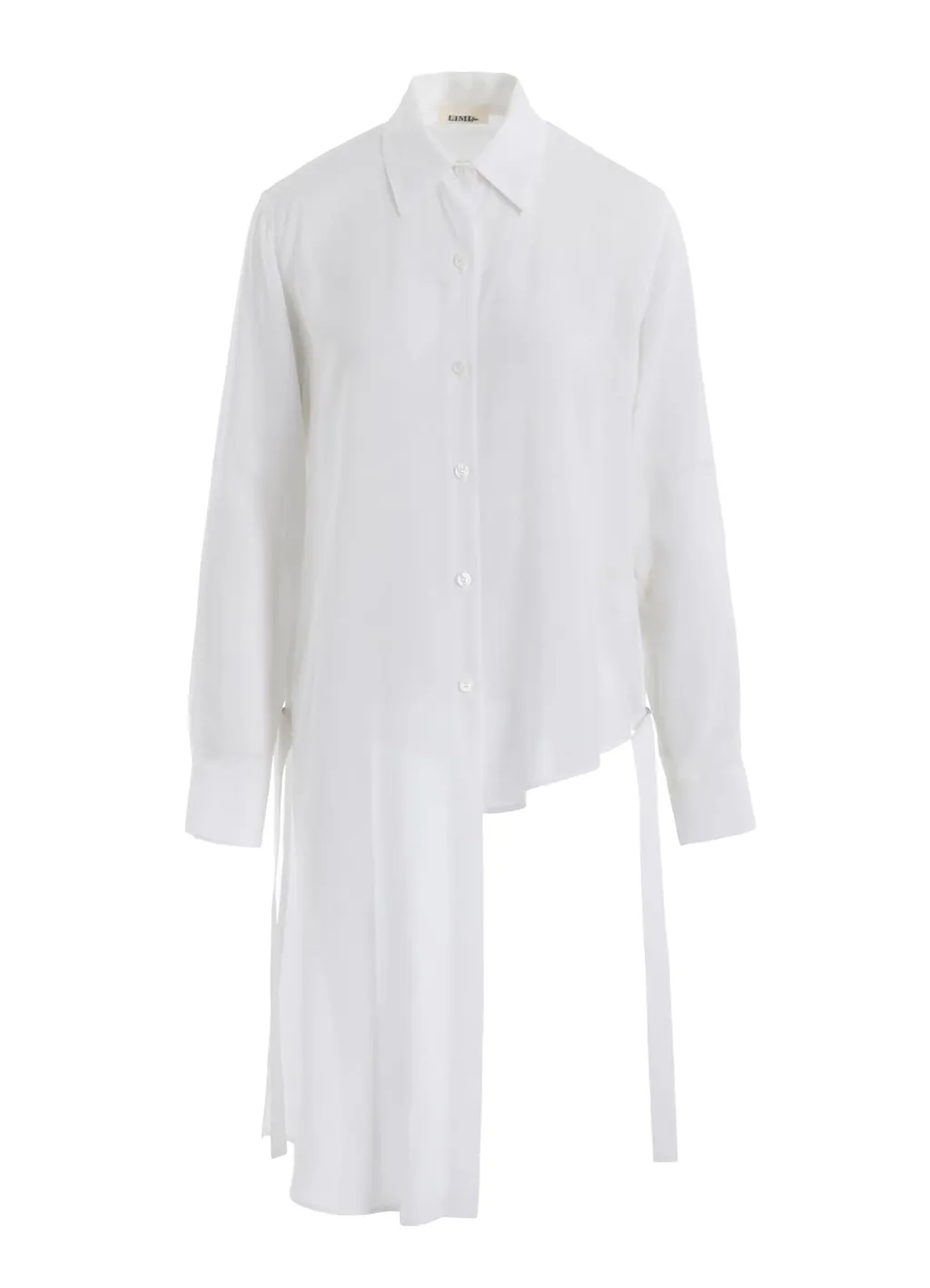 Soft Lawn Asymme Slit Shirt