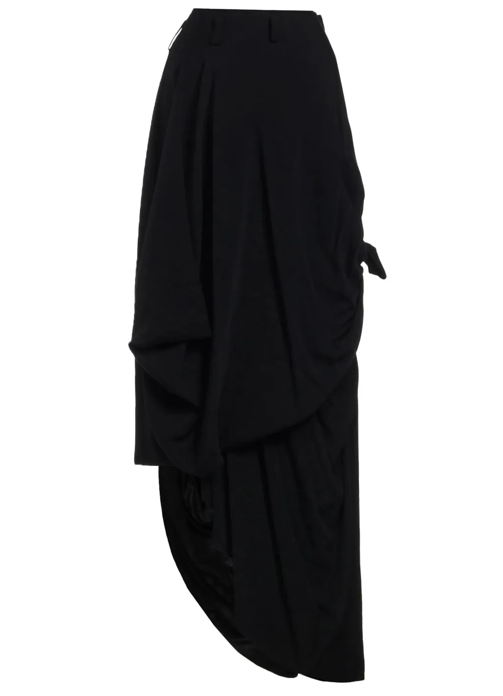 Twill Knot Detail Skirt