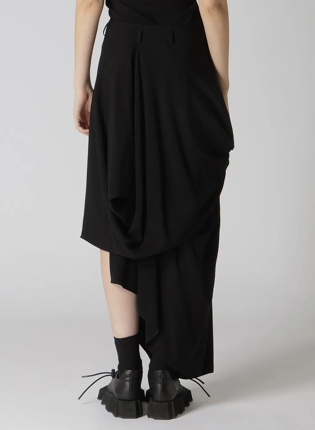 Twill Knot Detail Skirt