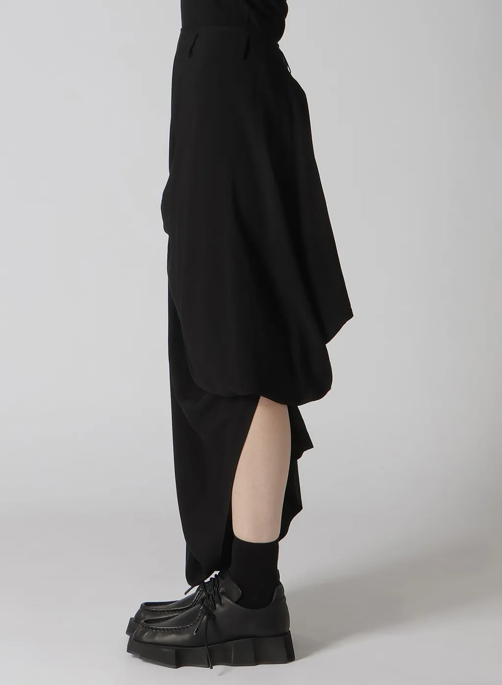 Twill Knot Detail Skirt