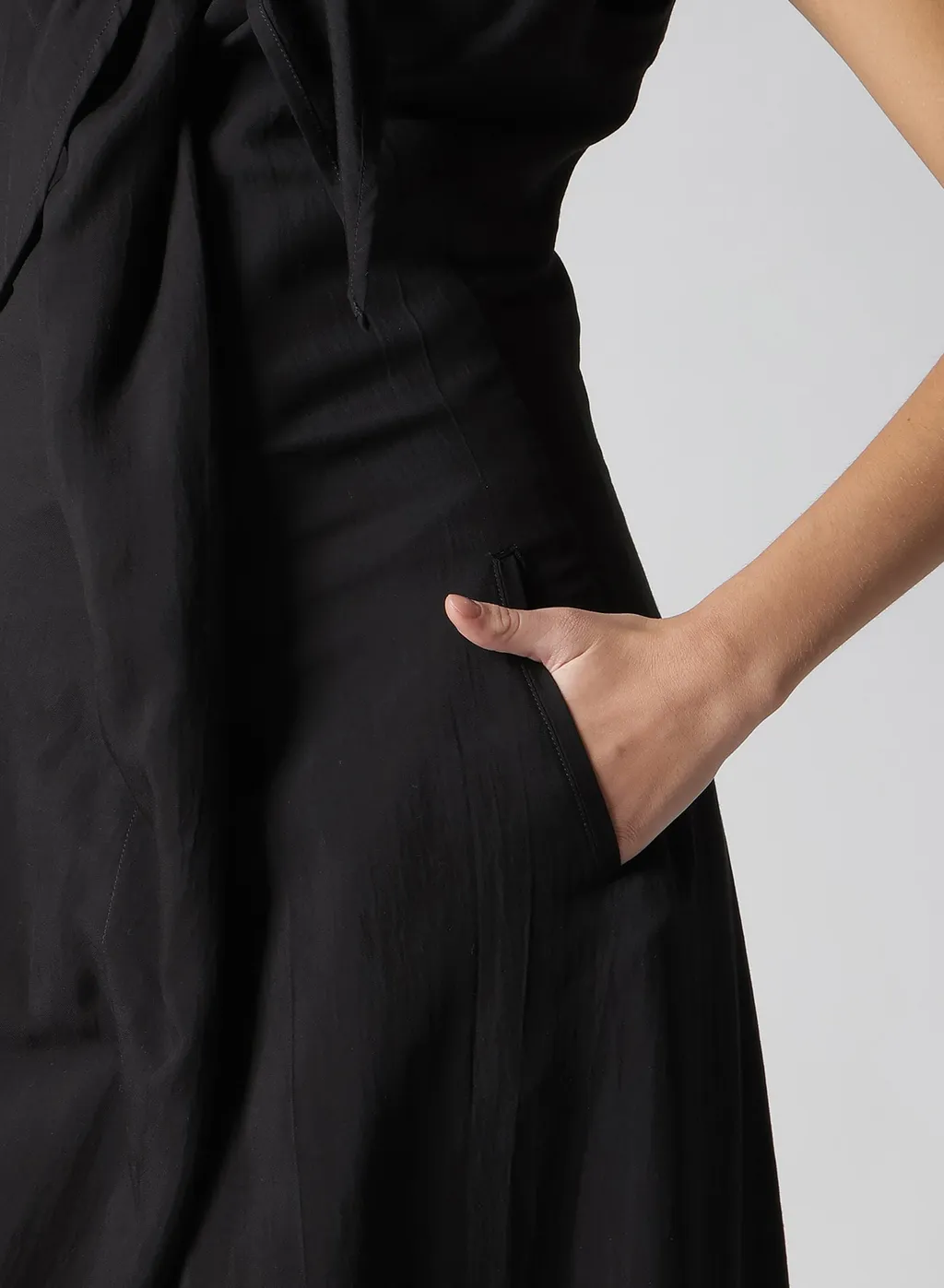 Hard Twist Gabardine Front Ribbon Overalls