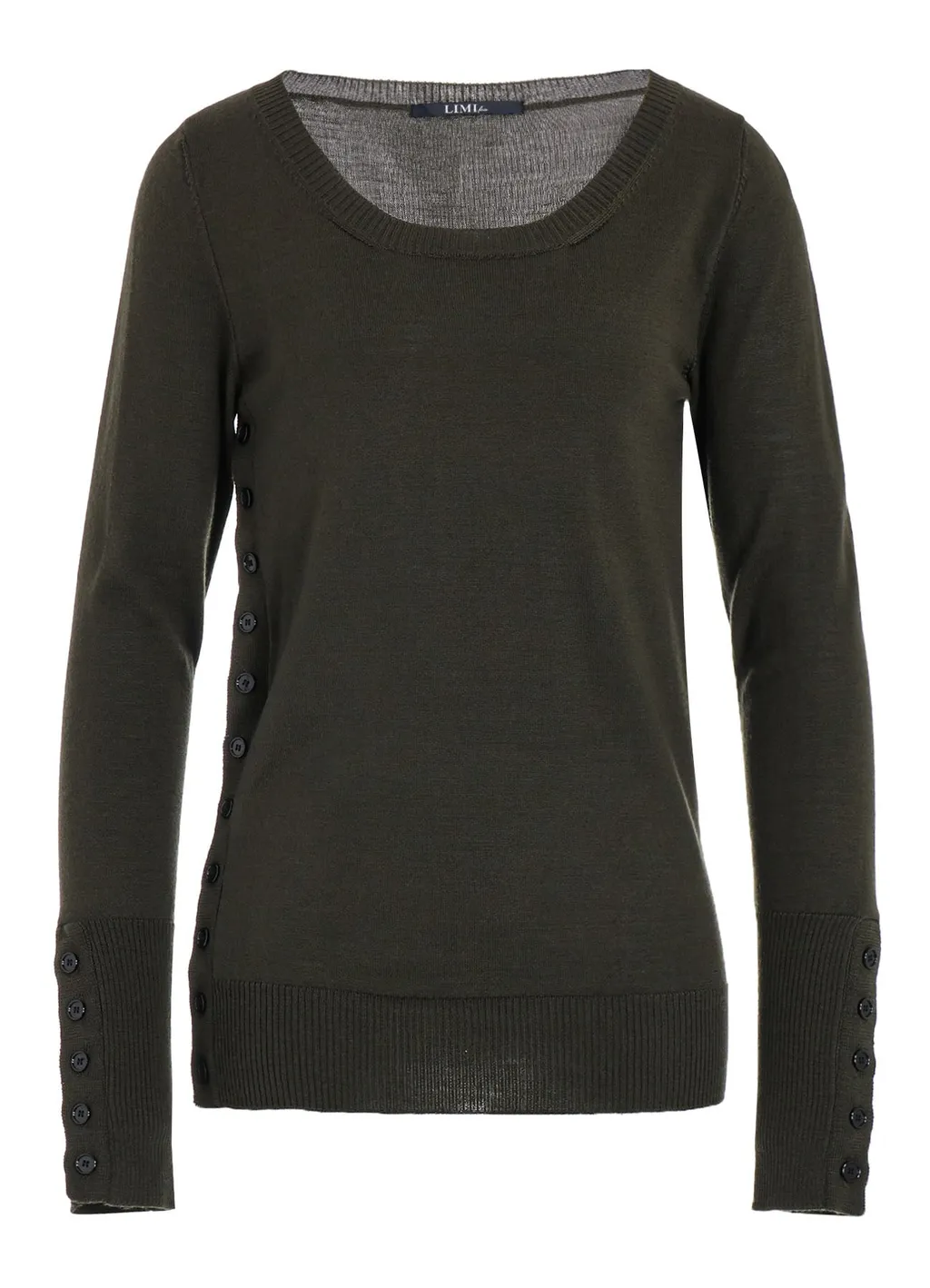Standard Soft Wool Woshable Plain Stitch Side Sweater