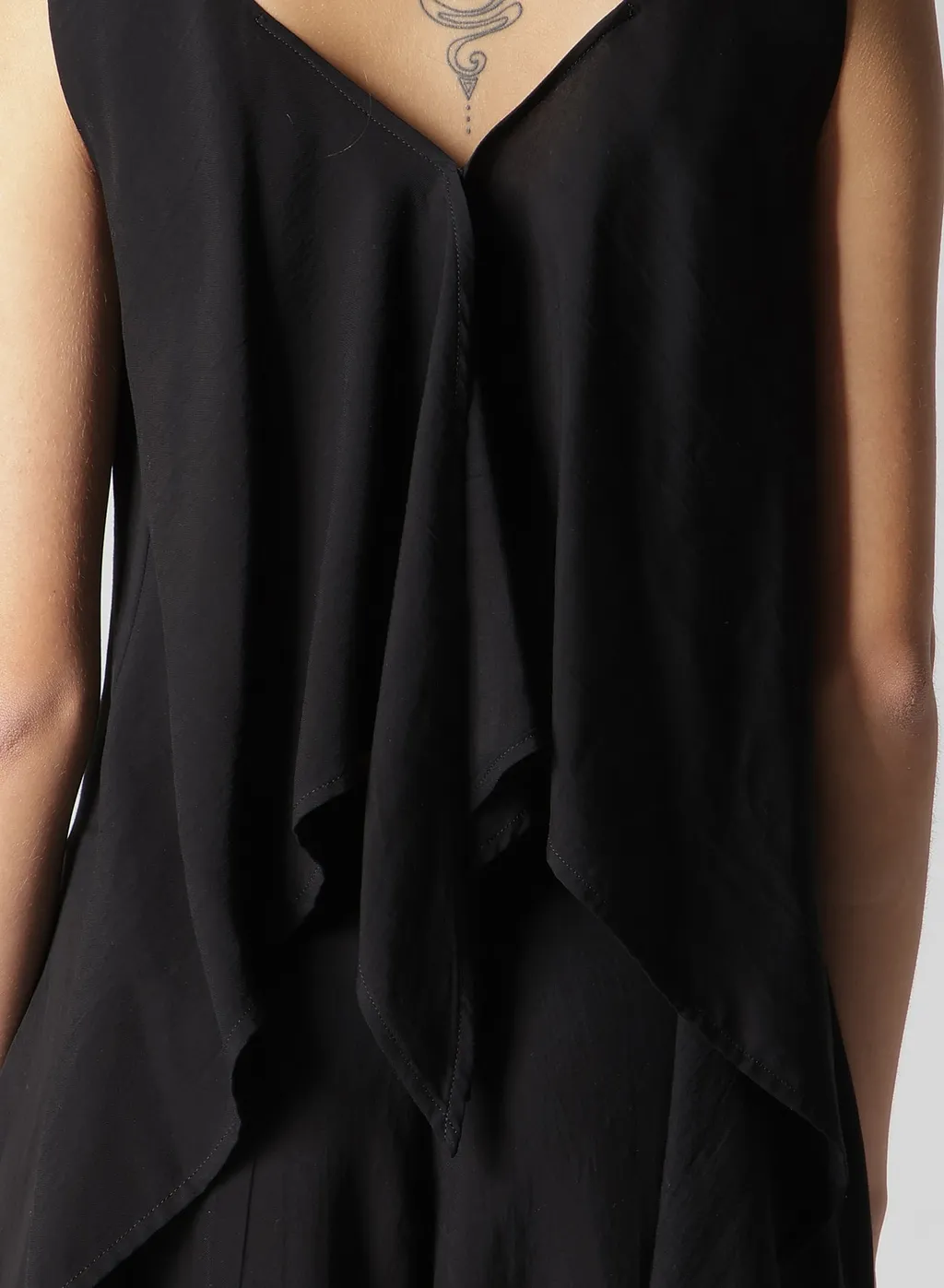 Hard Twist Gabardine Back Ribbon Short Ovealls