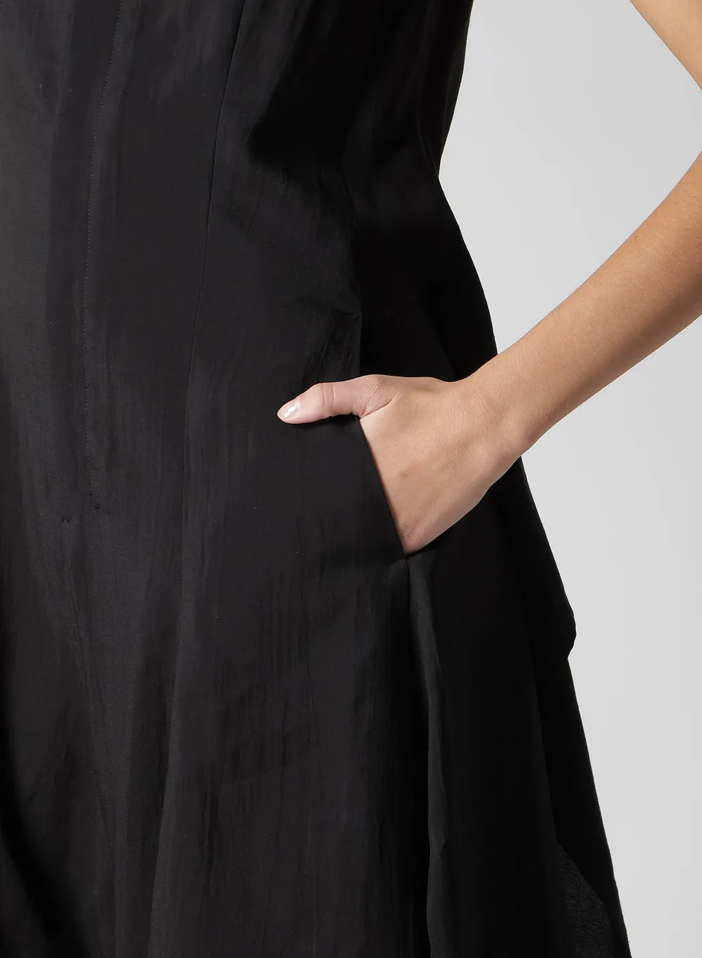Hard Twist Gabardine Back Ribbon Short Ovealls