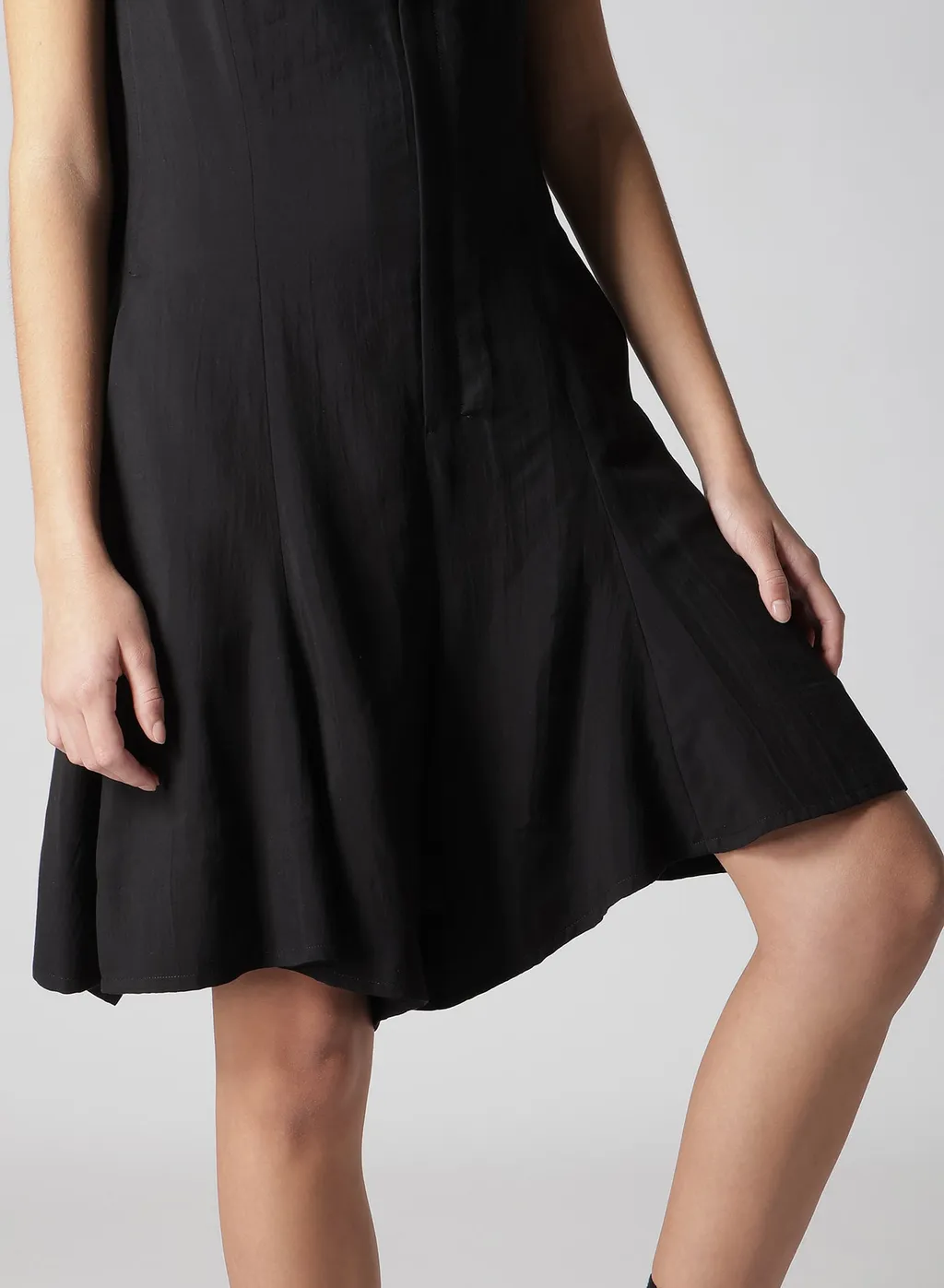 Hard Twist Gabardine Back Ribbon Short Ovealls