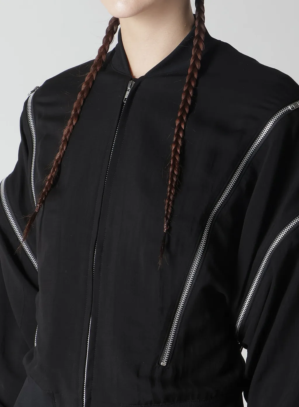 Hard Twist Gabardine Zip Blouson