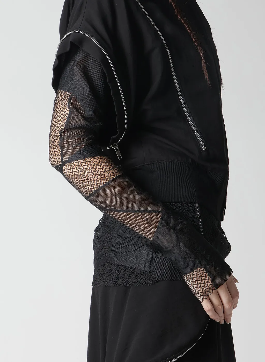Hard Twist Gabardine Zip Blouson