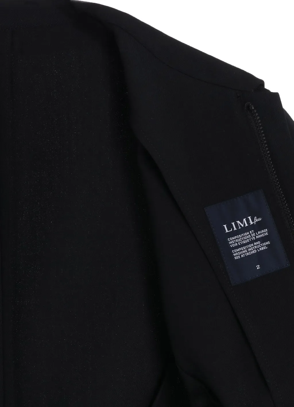 Wool Gabardine Lace-Up Jacket A