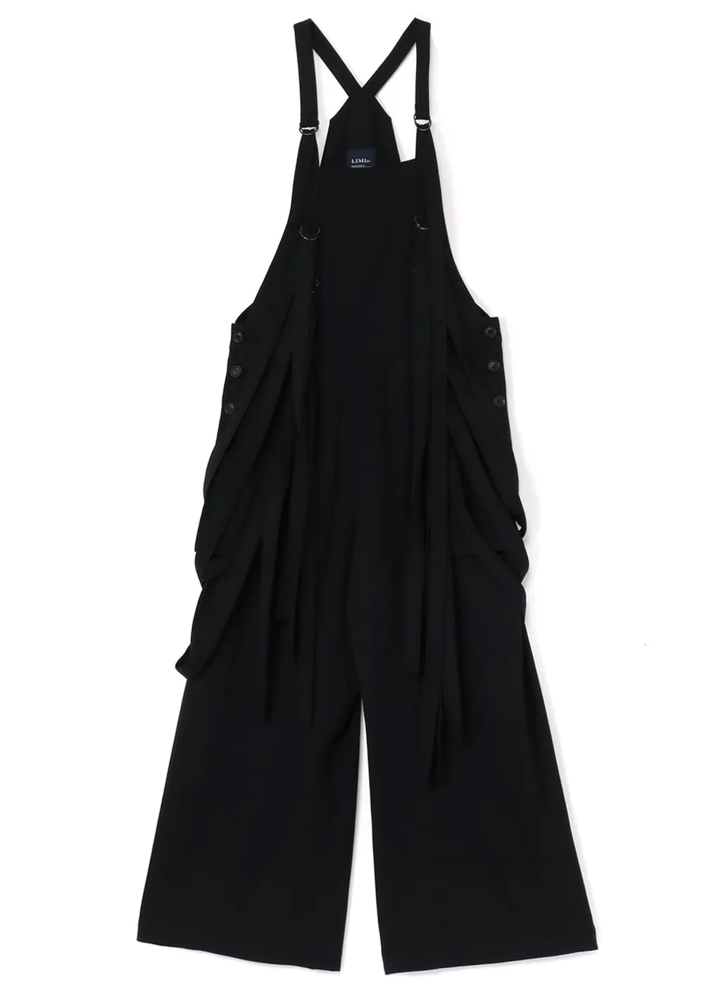 Wool Gabardine Hanging Strap Salopette