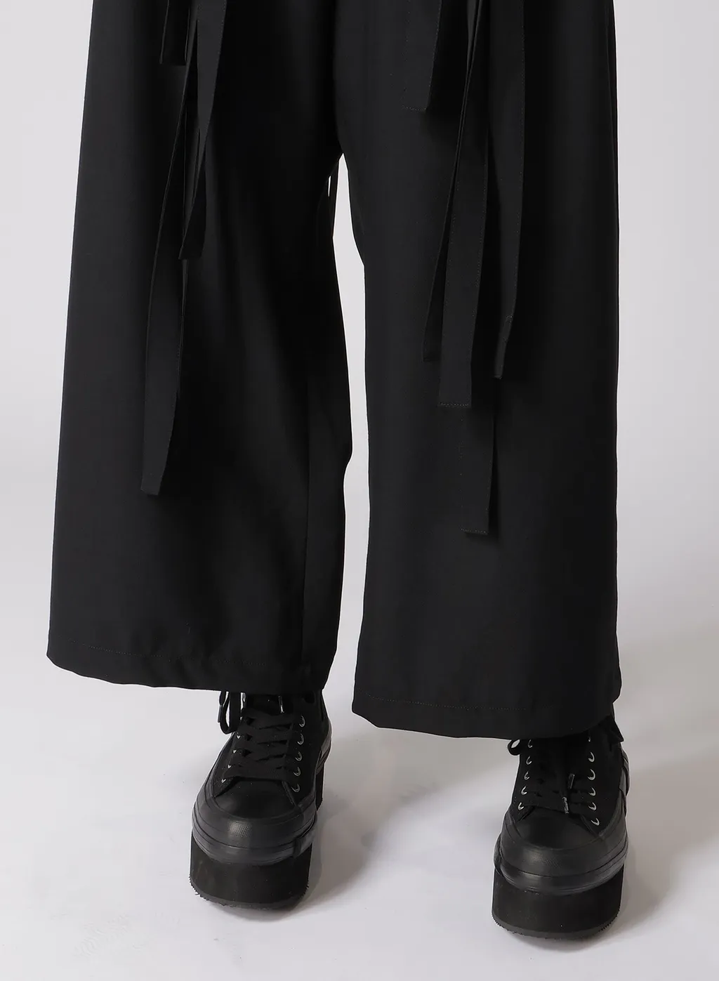 Wool Gabardine Hanging Strap Salopette