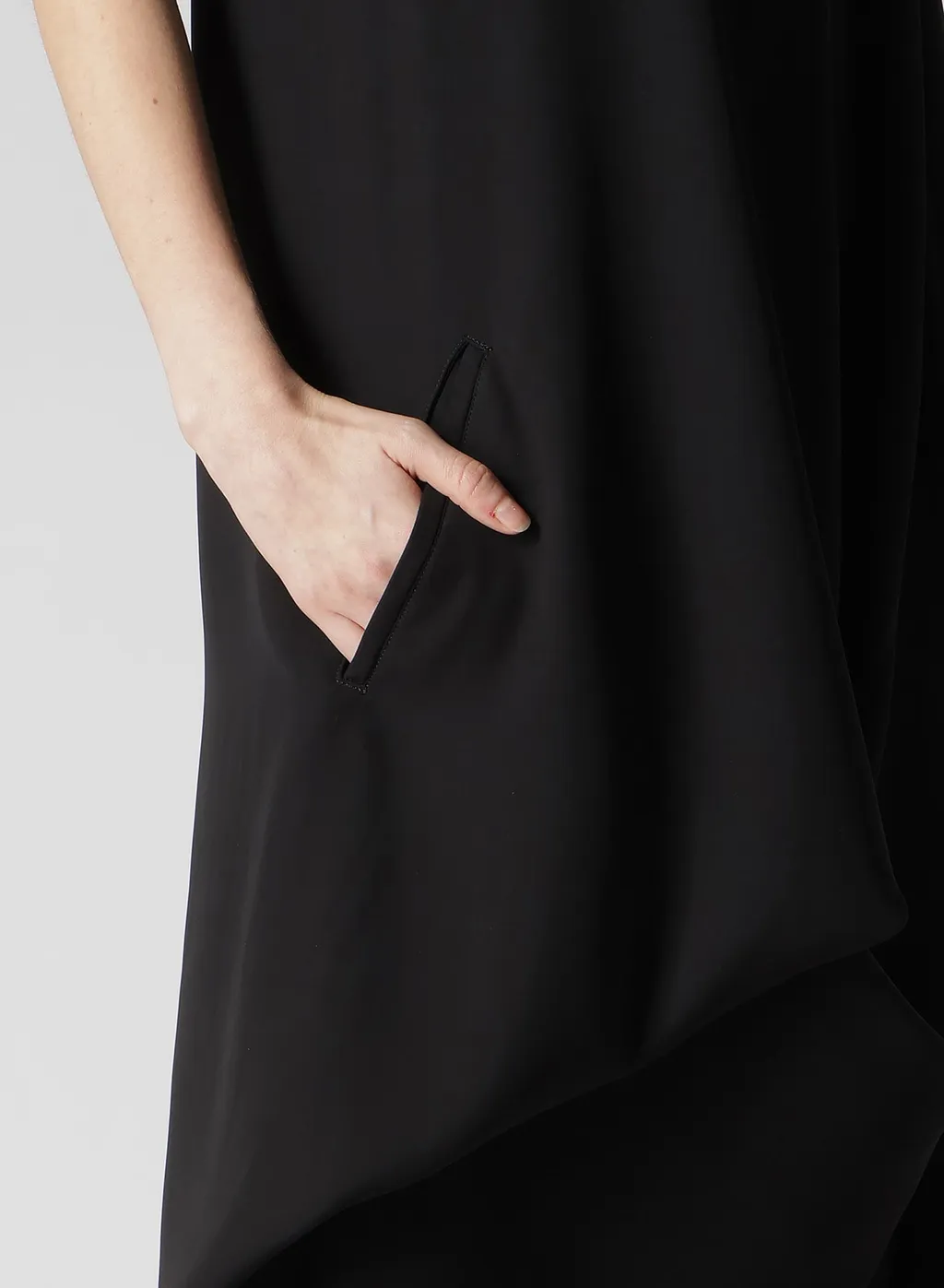Double Satin Draping Dress