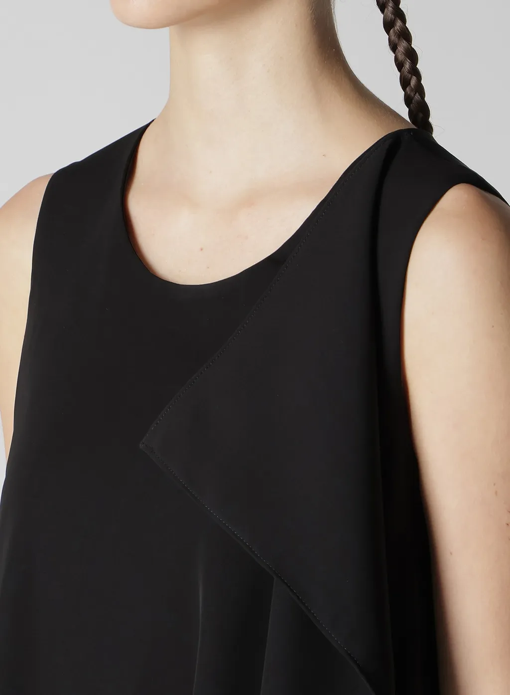Double Satin Draping Dress