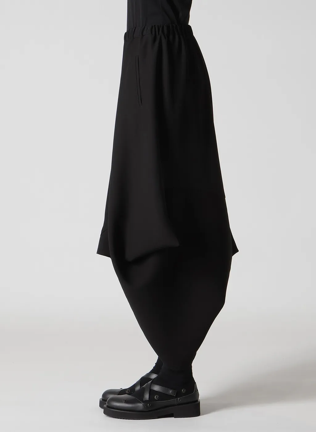 Double Satin Box Pants